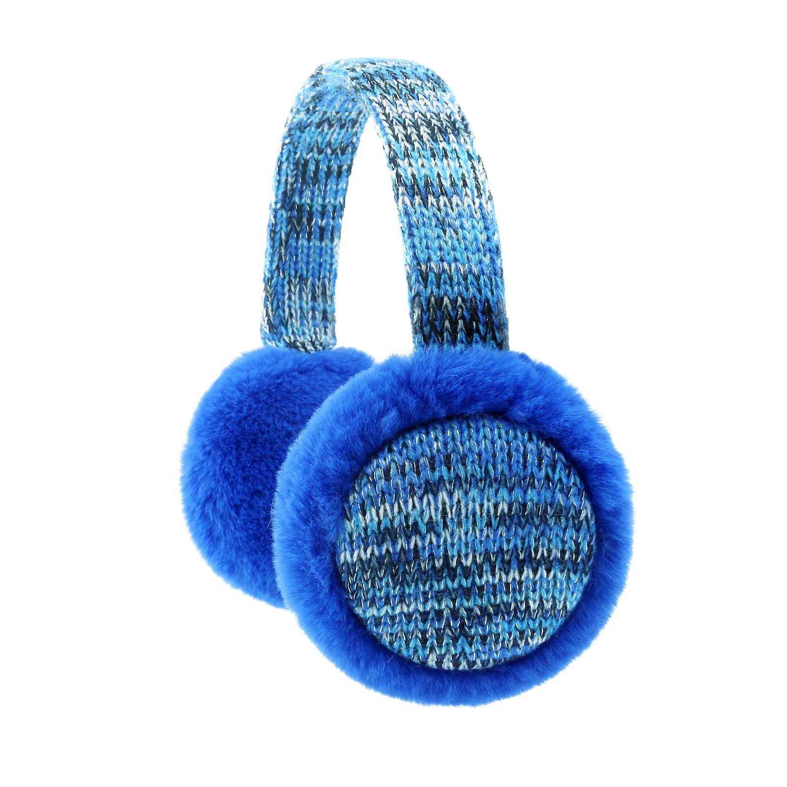 RAOEXI Winter Ear Muffs for Kids - Warm Furry Knit Earmuffs for Girls & Boys, Soft Plush Toddler Ear Warmers, Cold Weather Outdoor Ear Protection - Perfect for Snow Play, Winter Sports, and School Commutes