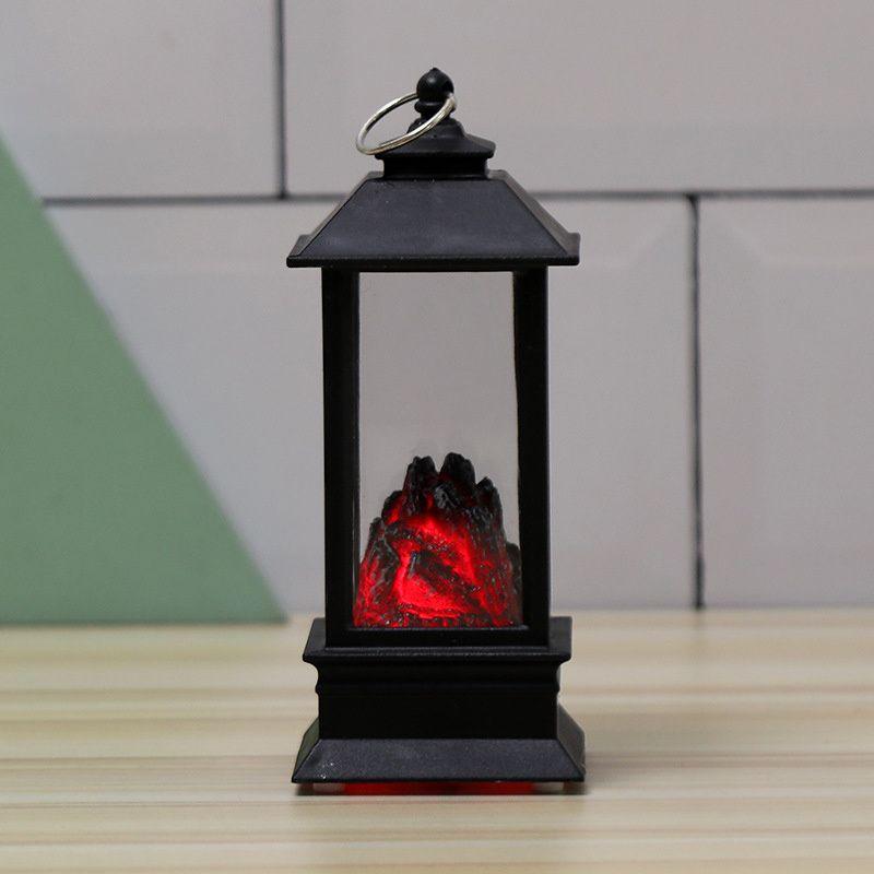 Vintage Style Christmas Lantern Decoration - Hanging Electric Candle Oil Lamp for Holiday Home Decor | Perfect for Tables, Desks, Fireplace Mantels & Outdoor Christmas Displays