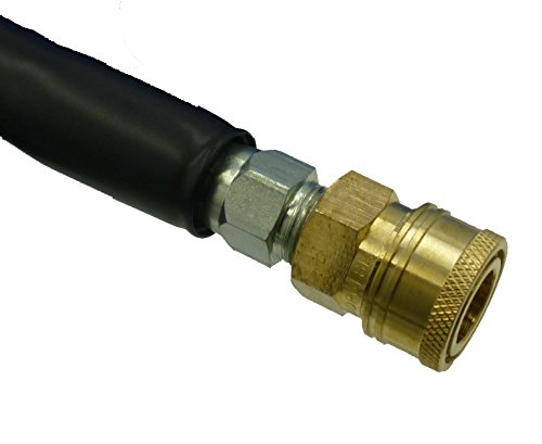 PROPULSE UBERFLEX 4000 PSI Lightweight Flexible Blue Hose with Quick Connect Couplers - Perfect for Pressure Washing, Car Washing, and Industrial Cleaning