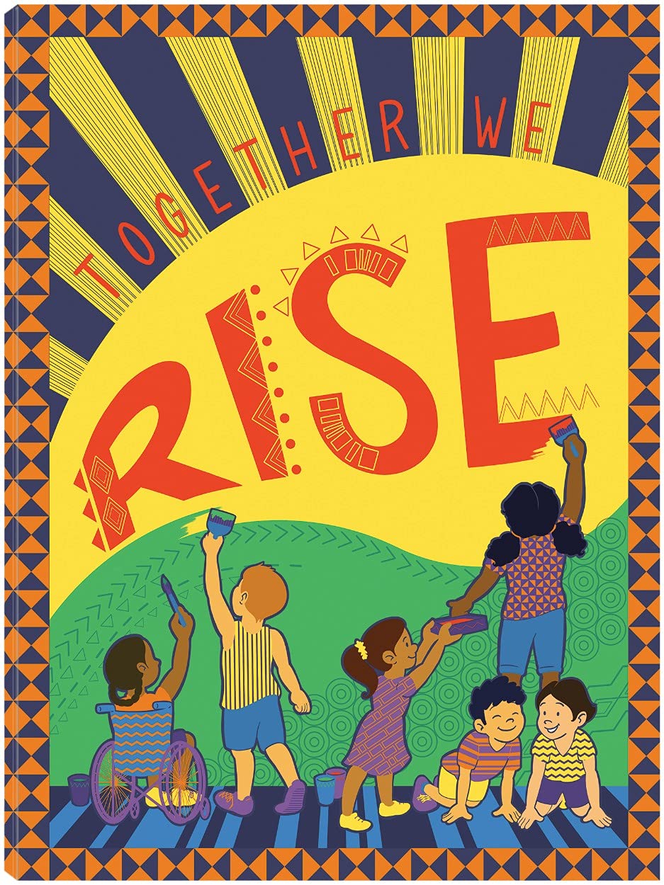 Together We Rise Canvas Wall Art - 24x32 Inch Ready to Hang Fine Art Print by Kris Duran - Modern Home Decor for Living Room, Bedroom, Office & More - Perfect for Inspirational Spaces & Gift Giving