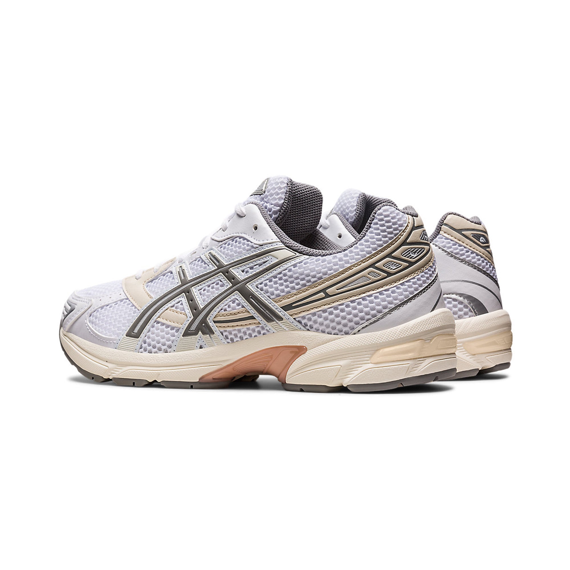ASICS Gel 1130 'White Clay Grey' Running Shoes for Men (2023) - Lightweight Cushioned Sneakers for Jogging, Gym Workouts & Everyday Wear