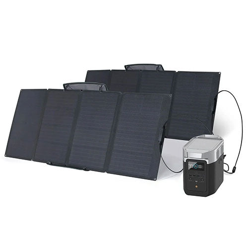 EcoFlow Delta 2 Portable Power Station 1200W Solar Generator - Emergency Backup Power for Camping, RV, Home & Outdoor Adventures