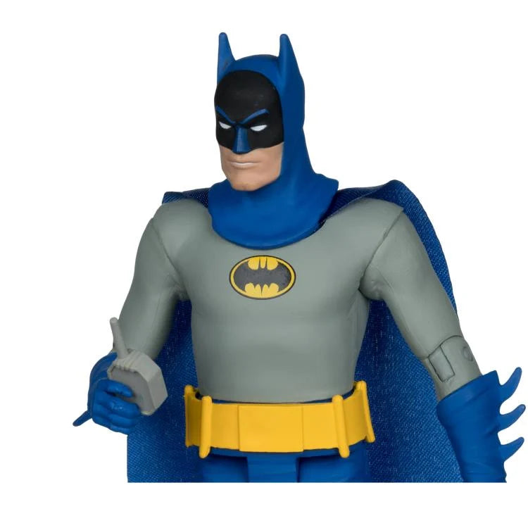 DC Comics Super Friends Retro Batman Action Figure - 6-Inch Collectible Toy for Kids & Adults - Perfect for Display, Gifts, and Superhero Play Scenes
