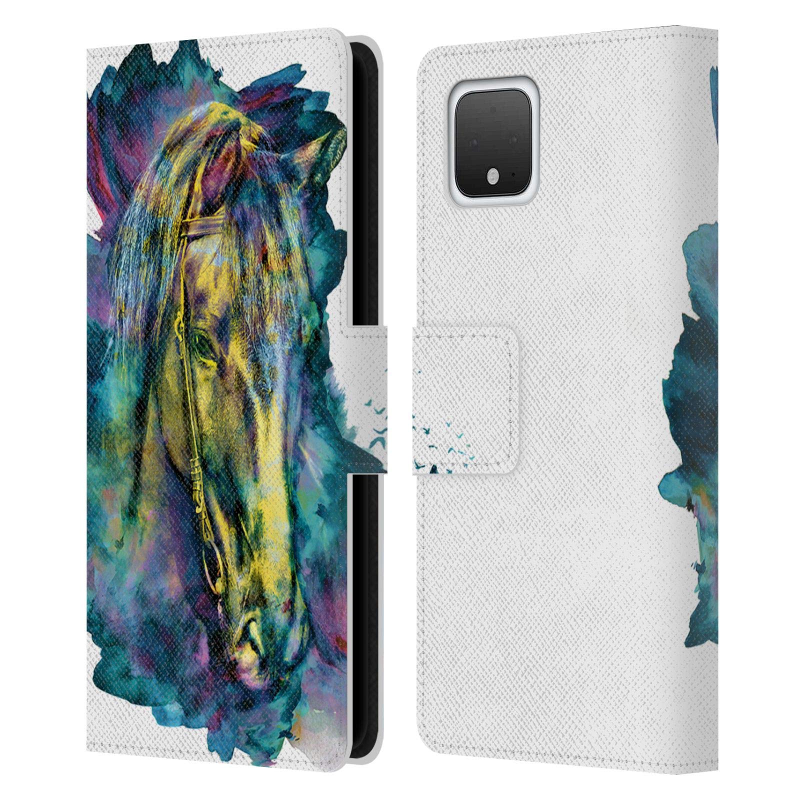 Official Riza Peker Horse Leather Wallet Case for Google Pixel 4 - Stylish & Protective
