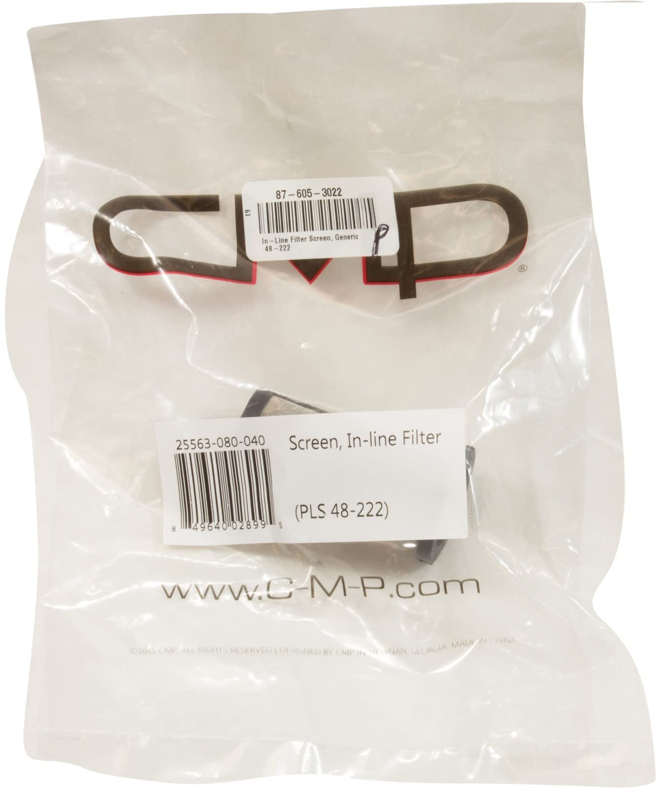 Custom Molded Products CMP Backup Valve - Universal G52 Replacement, White (25563-080-040) | Perfect for Automotive Brake Systems & Hydraulic Applications