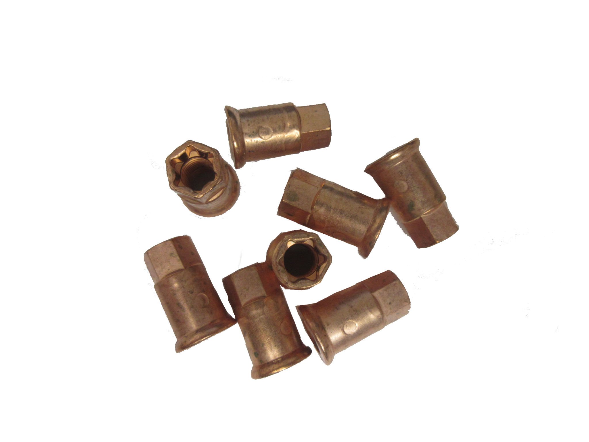 GM 1.4L Exhaust Manifold Nuts OEM 55565352 - Pack of 8 High Temperature Resistant Bolts - Perfect for Chevy Cruze, Sonic & Aveo Engine Repairs