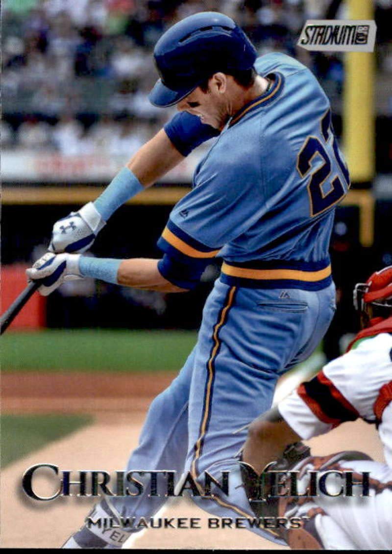 2019 Topps Stadium Club #87 Christian Yelich Milwaukee Brewers Baseball Card - Rare Collectible for Sports Memorabilia & Trading Card Enthusiasts - Perfect for Display, Investment or Gift Giving