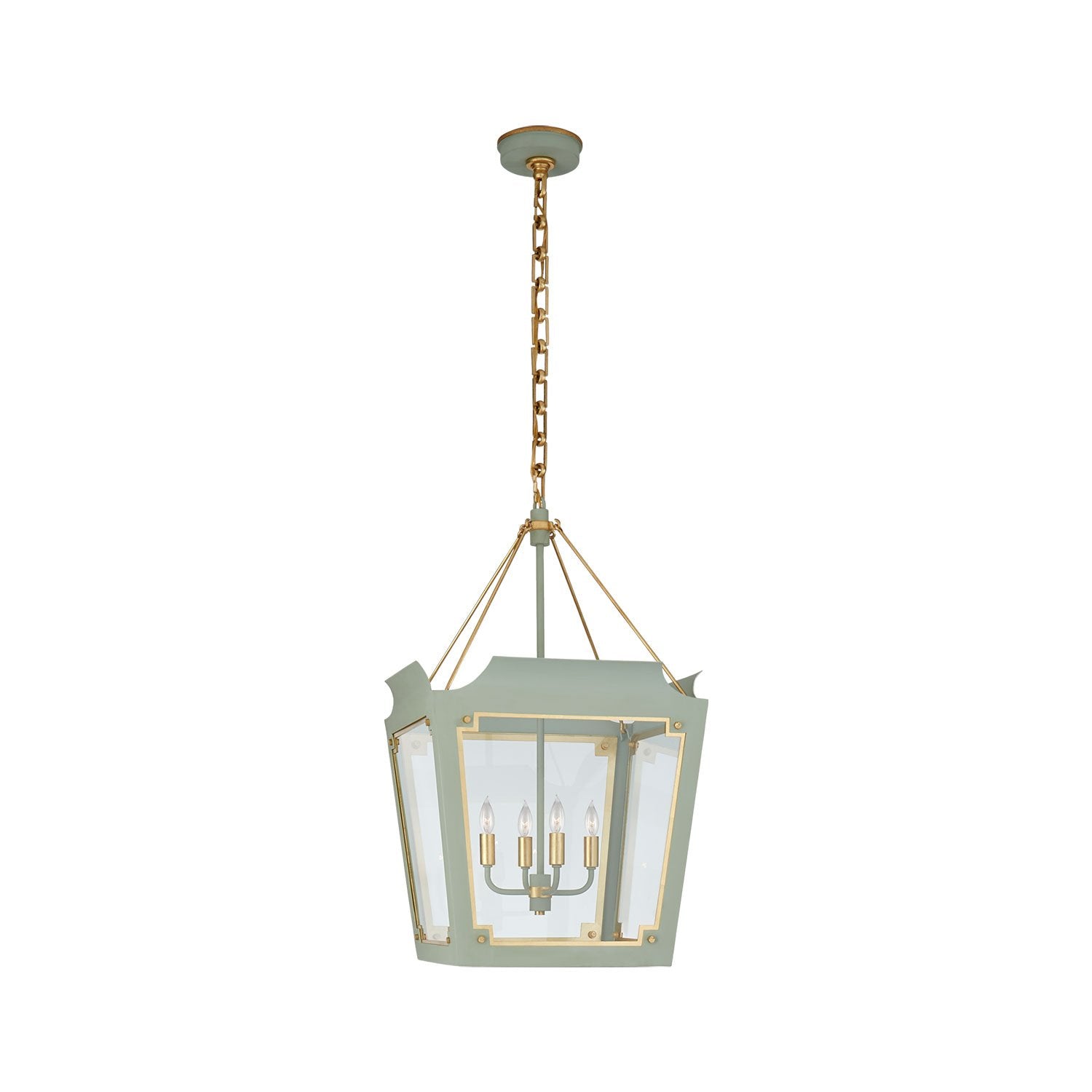 Caddo Medium Lantern - Rustic Outdoor Hanging Lantern for Patio, Garden, and Camping Decor