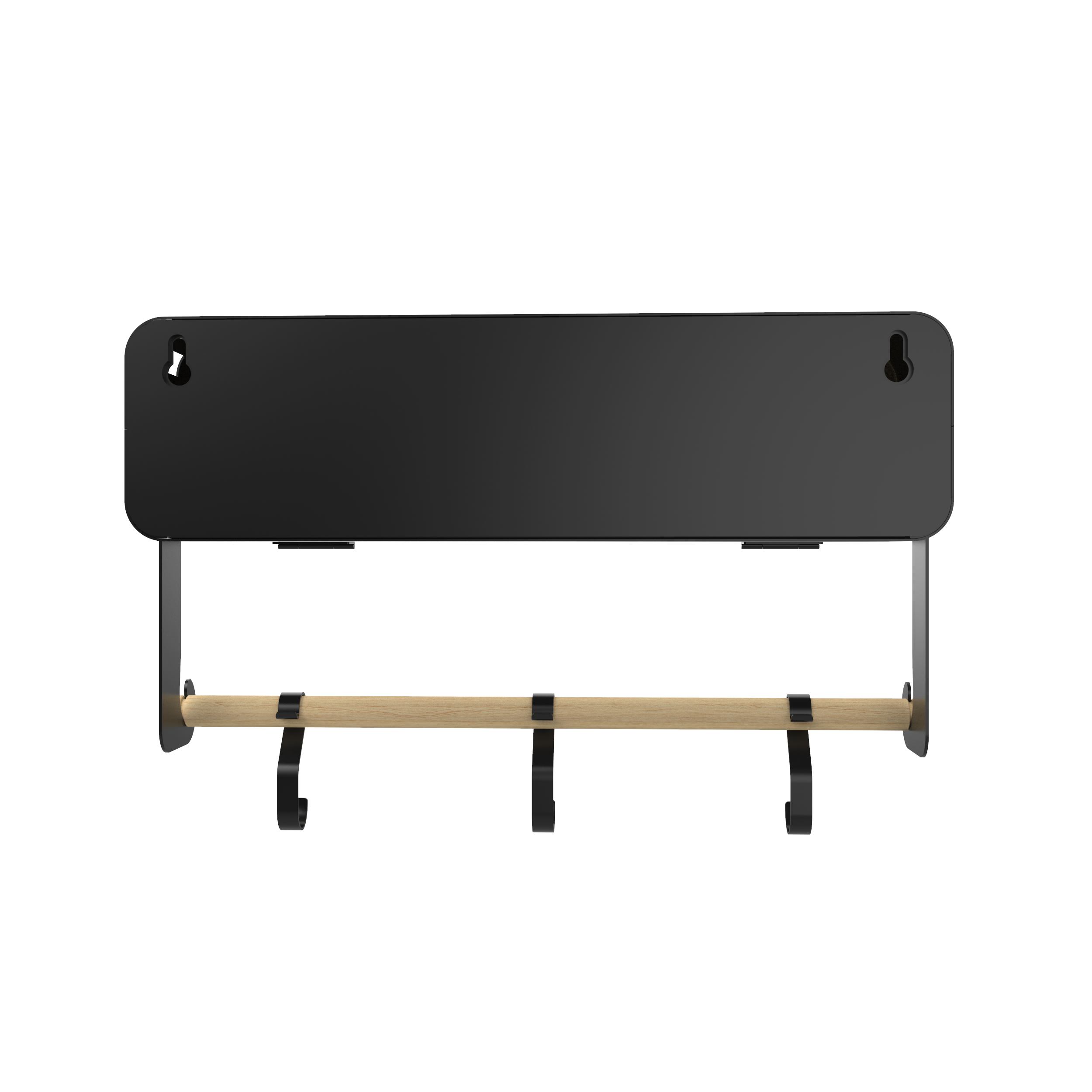 Hanging & Magnetic Rack System with Door & Brackets - Space Saving Wall Shelf for Kitchen, Bathroom, Garage Storage Organization