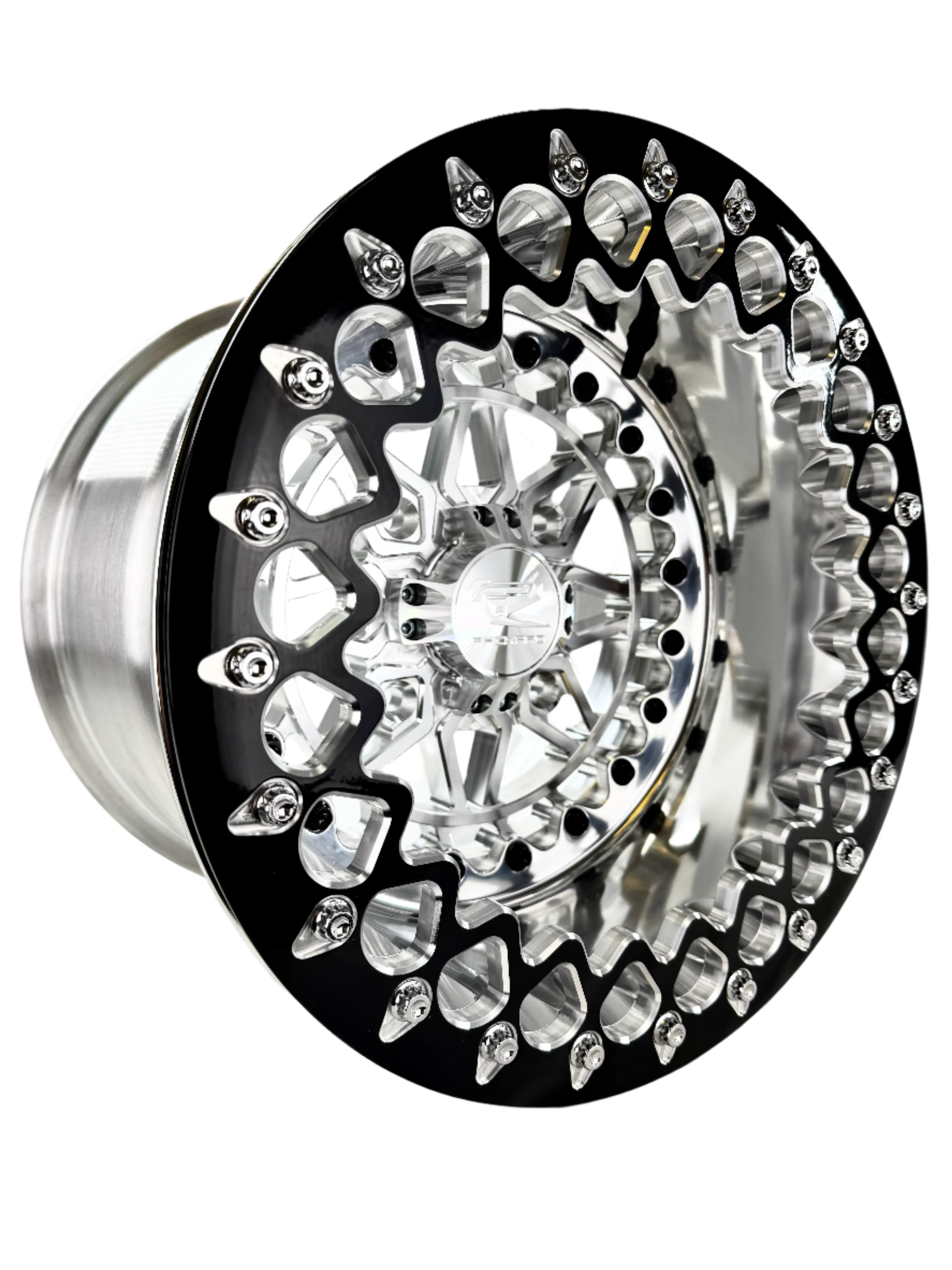 Apollo FF Forged Polished Beadlock Wheels - Silver | Off-Road & Truck Accessories for Enhanced Performance & Style