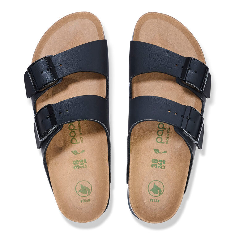 Birkenstock Arizona Birko-Flor Sandals - Black Platform Comfort Footbed - Perfect for Casual Wear, Walking & Outdoor Activities