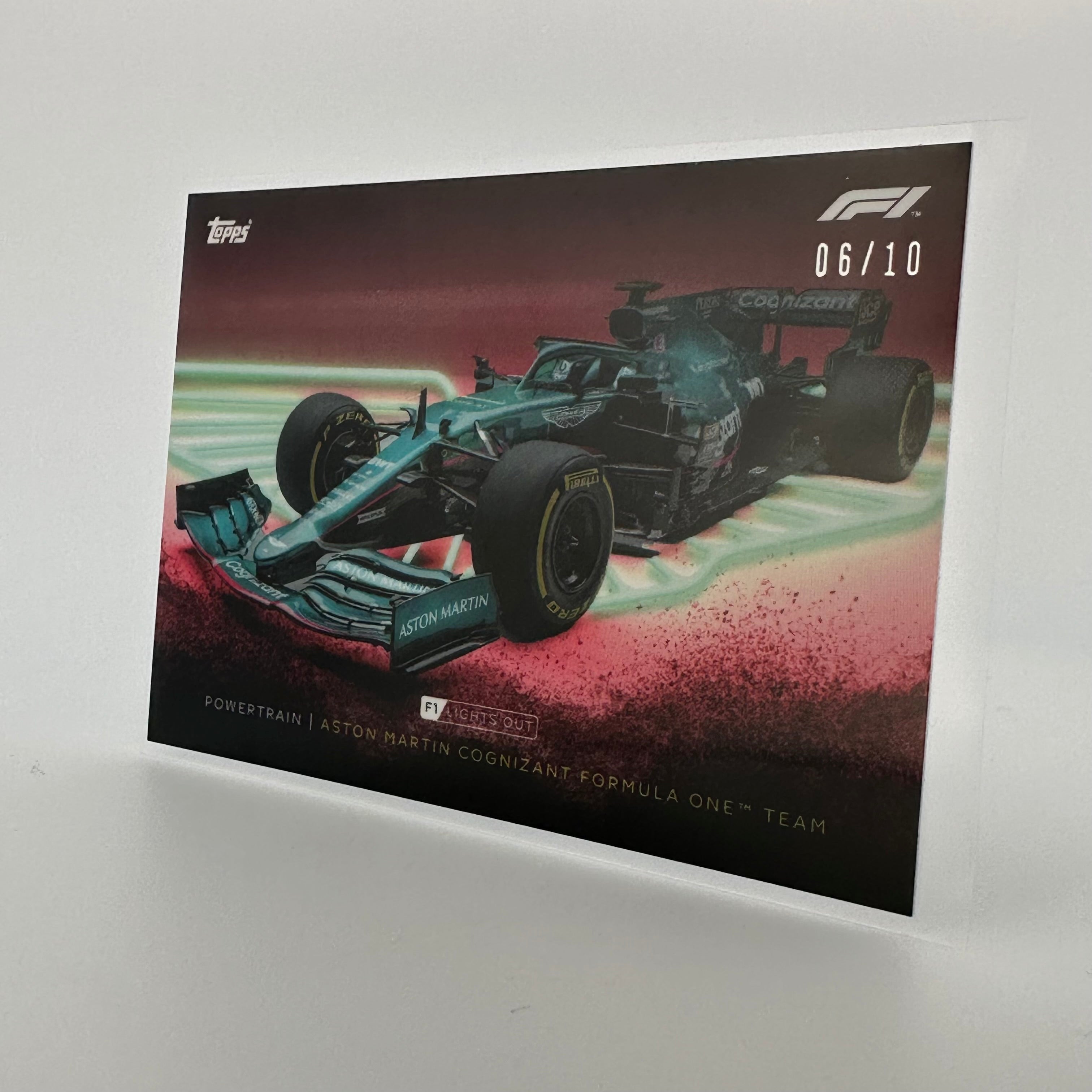 Aston Martin Cognizant Formula 1 Team Powertrain Red Parallel Diecast Model Car - Collectible F1 Racing Memorabilia for Display & Gifts