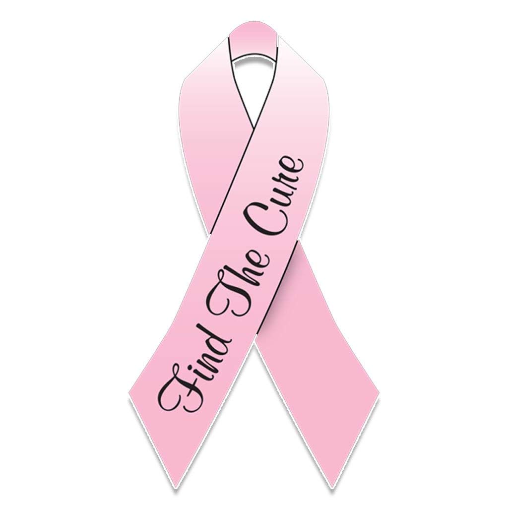 Breast Cancer Awareness Pink Ribbon Yard Signs - 12.8