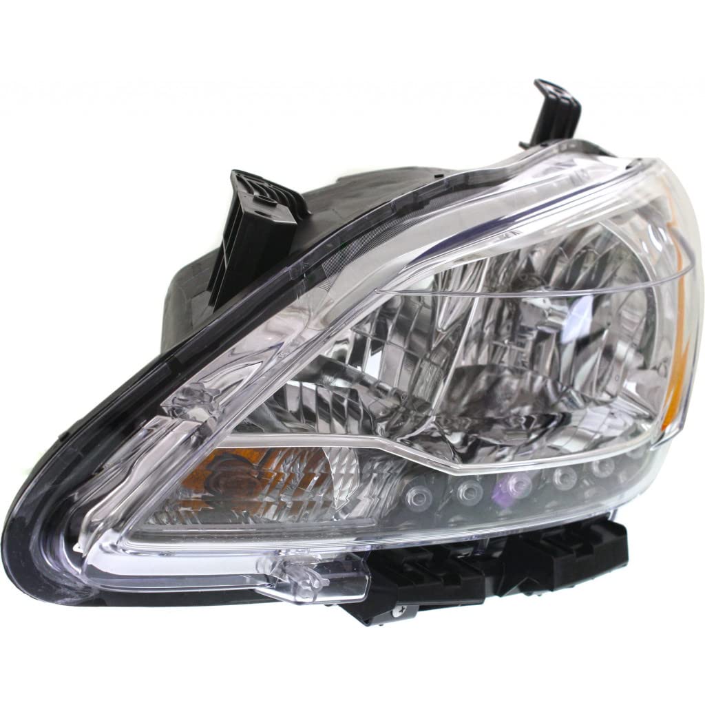 2013-2015 Nissan Sentra Headlight Assembly (Driver Side) with Bulbs - DOT Certified Replacement for NI2502216 - CarLights360 - Perfect for Night Driving & Foggy Conditions