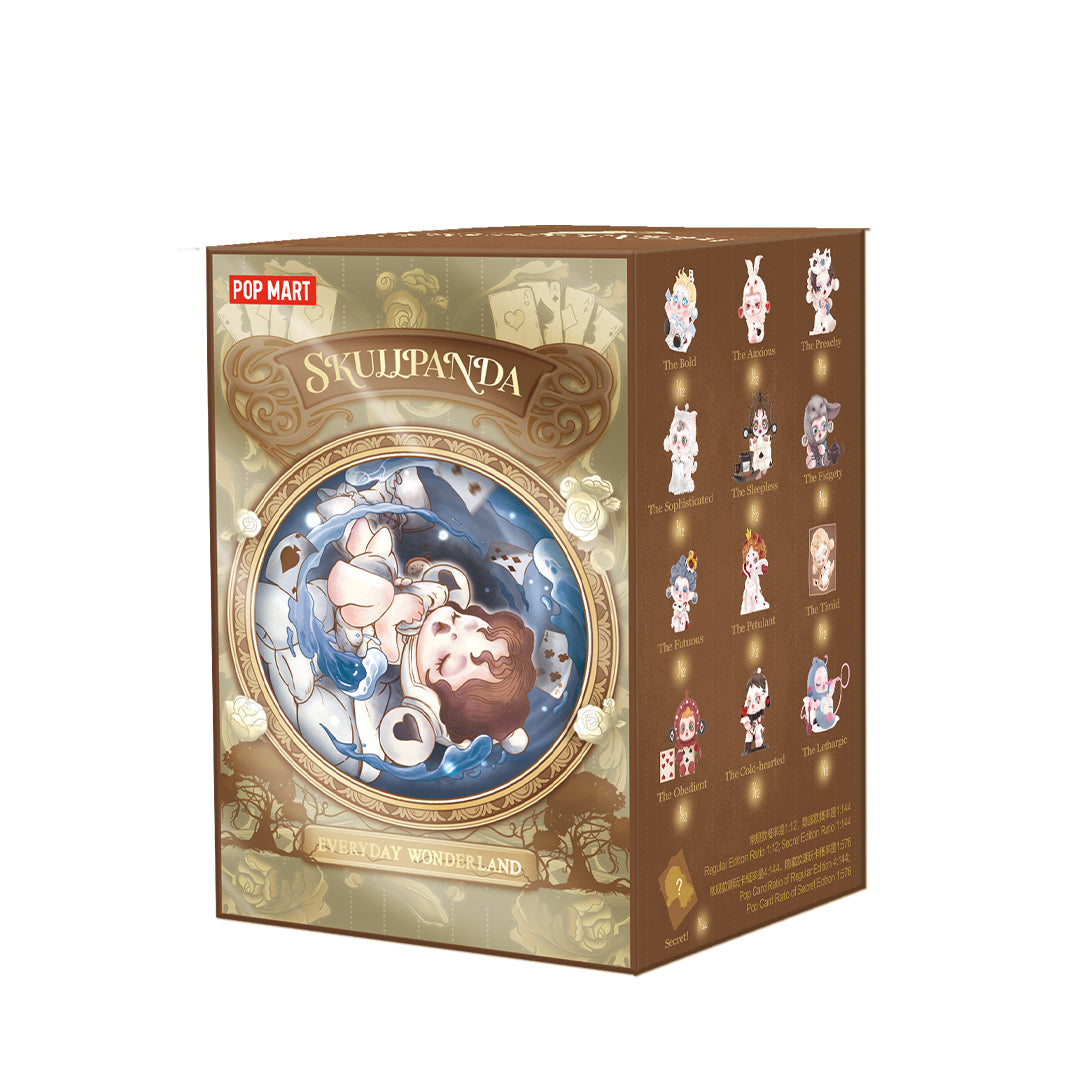 POP MART SKULLPANDA Everyday Wonderland Series Blind Box Collectible Figure - Cute Mystery Toy for Home Decor, Office Display & Gift Giving