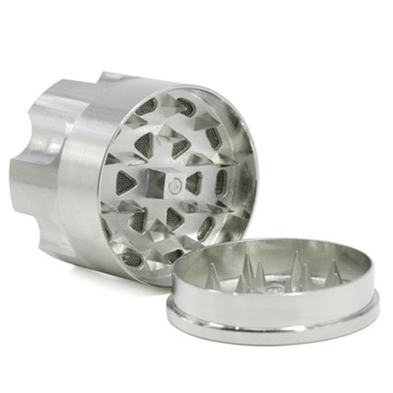 Premium Bullet-Shaped Metal Herb Grinder - 4-Piece Spice Crusher for Weed, Tobacco, and Herbs | Perfect for Travel, Camping, and Home Use