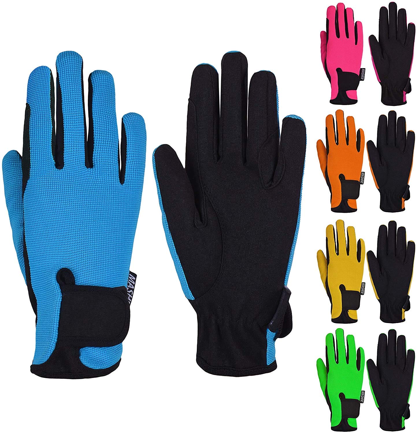 Kids Horse Riding Gloves - Equestrian Mittens for Boys & Girls - Outdoor Riding & Gardening