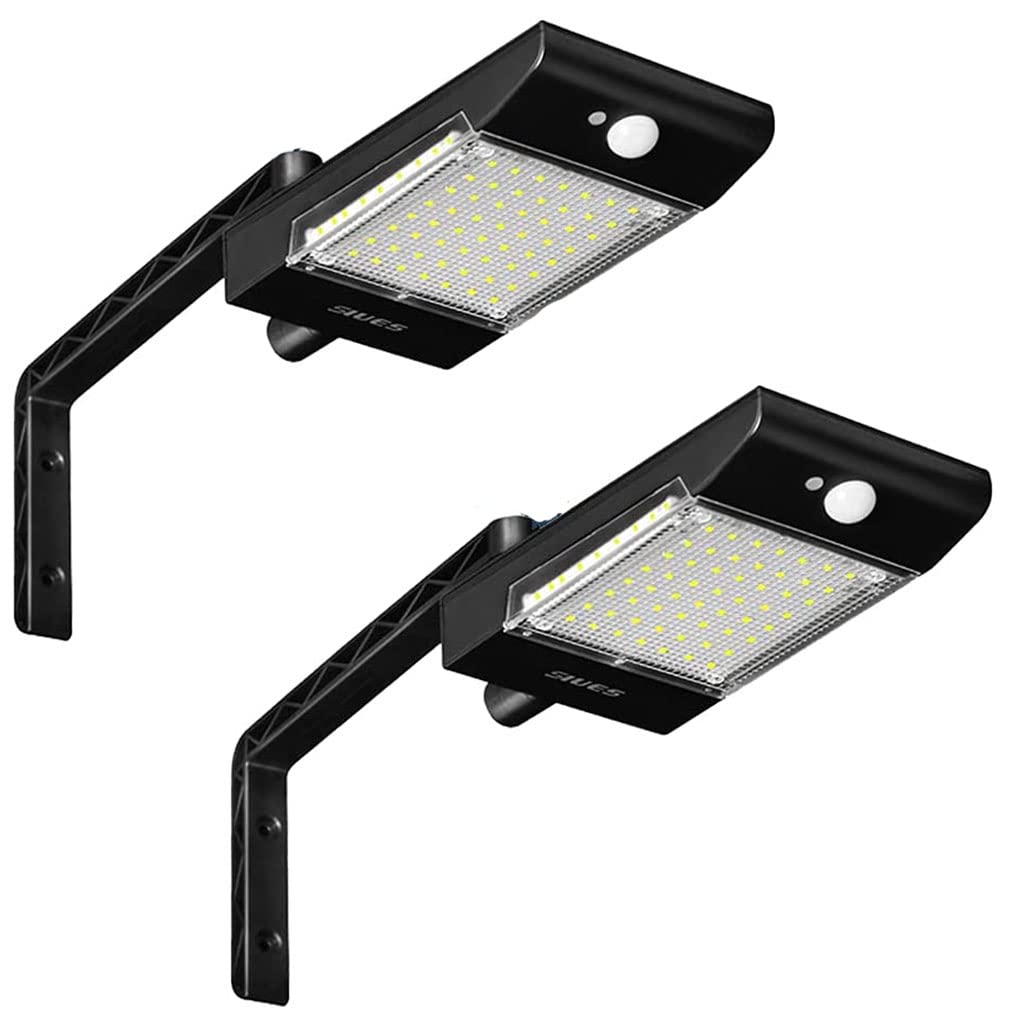 Super Bright 360° Swivel Solar Flood Lights Outdoor - 2 Pack Waterproof Motion Sensor Security Lights for Deck, Fence, Yard, Patio, Driveway, Balcony & Garden Path - Ideal for Nighttime Safety & Energy Savings