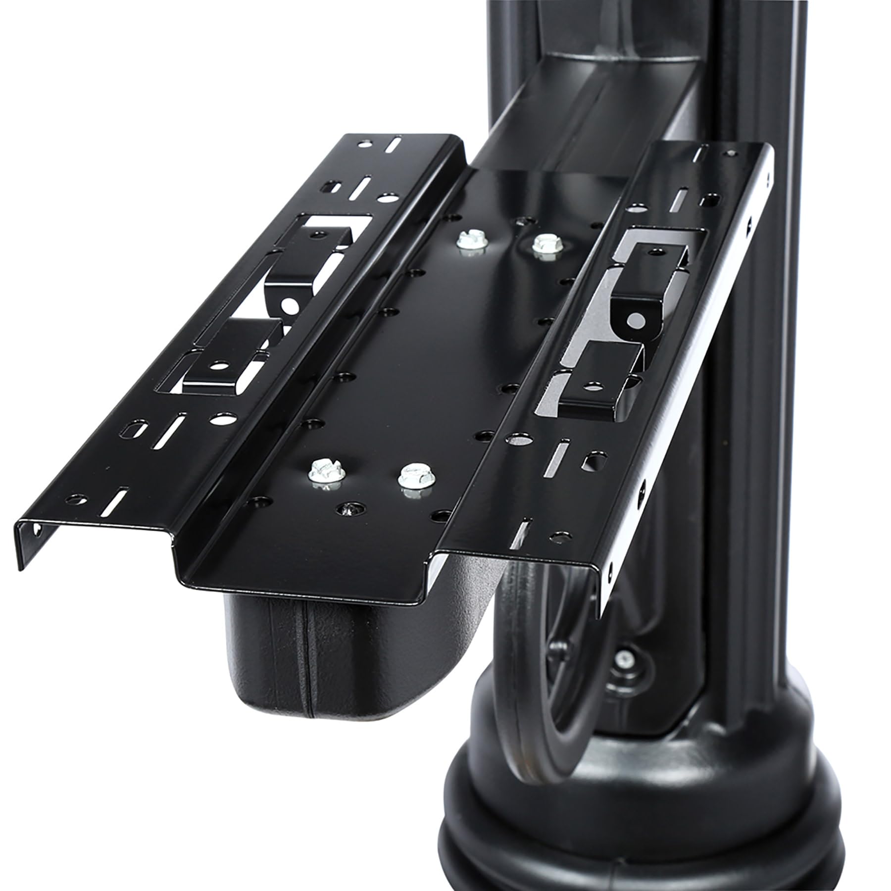 Victorian Style Plastic Mailbox Post - Black Outdoor Mailbox with A & B Compatibility Codes (VP000BAM) - Perfect for Classic Homes, Gardens, and Victorian Architecture