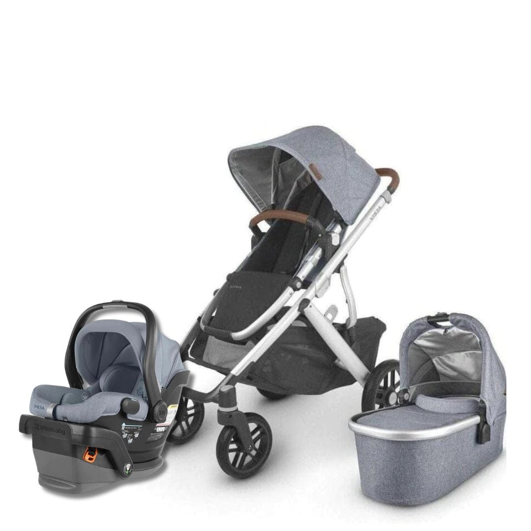 UPPAbaby VISTA V2 Stroller with MESA V2 Infant Car Seat Travel System - Lightweight, Adjustable & Safe Baby Stroller for Newborns to Toddlers - Perfect for City Walks, Shopping & Family Outings