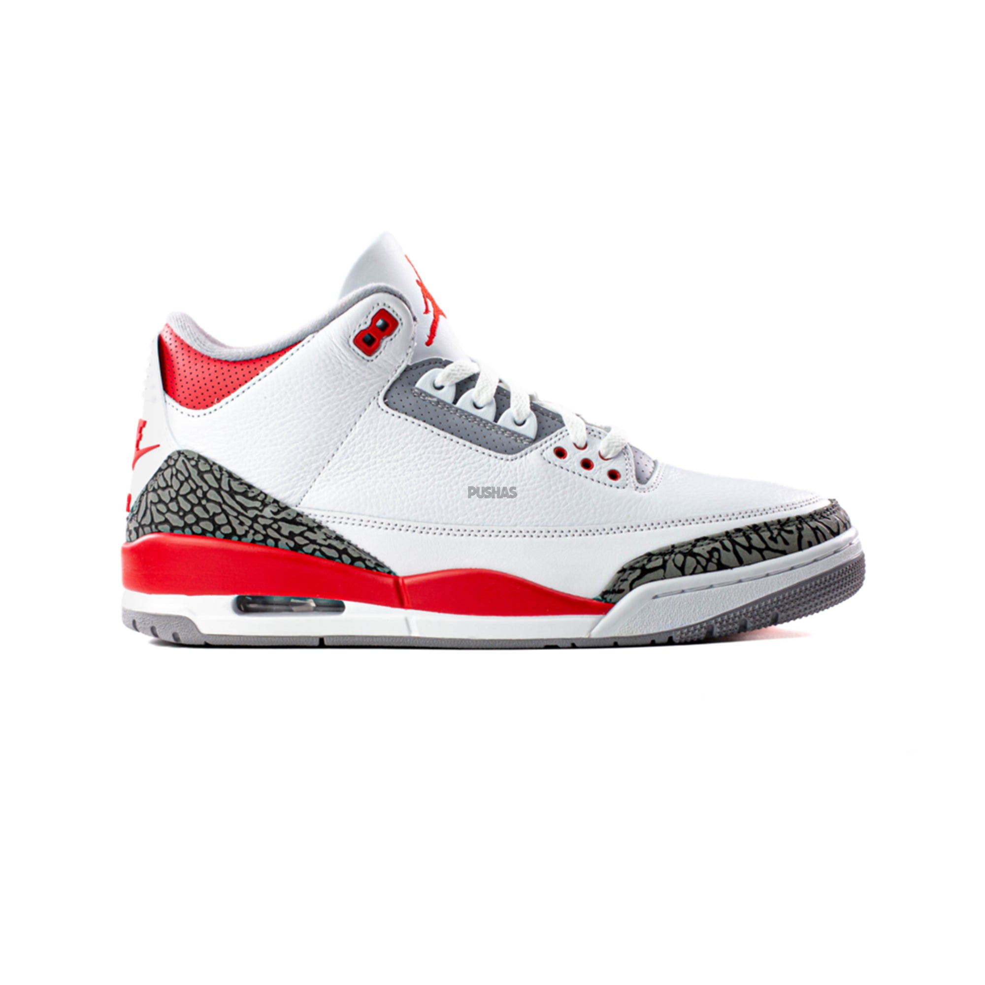Air Jordan 3 Retro 'Fire Red' 2022 - Men's Basketball Shoes - Classic White/Red Sneakers for Running, Gym & Streetwear Fashion