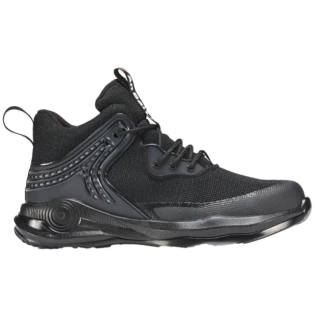 Steel Toe Athletic Mid Safety Boots for Men - Black Work Shoes ABL63 - Slip Resistant & Comfortable for Construction, Warehouse & Outdoor Work