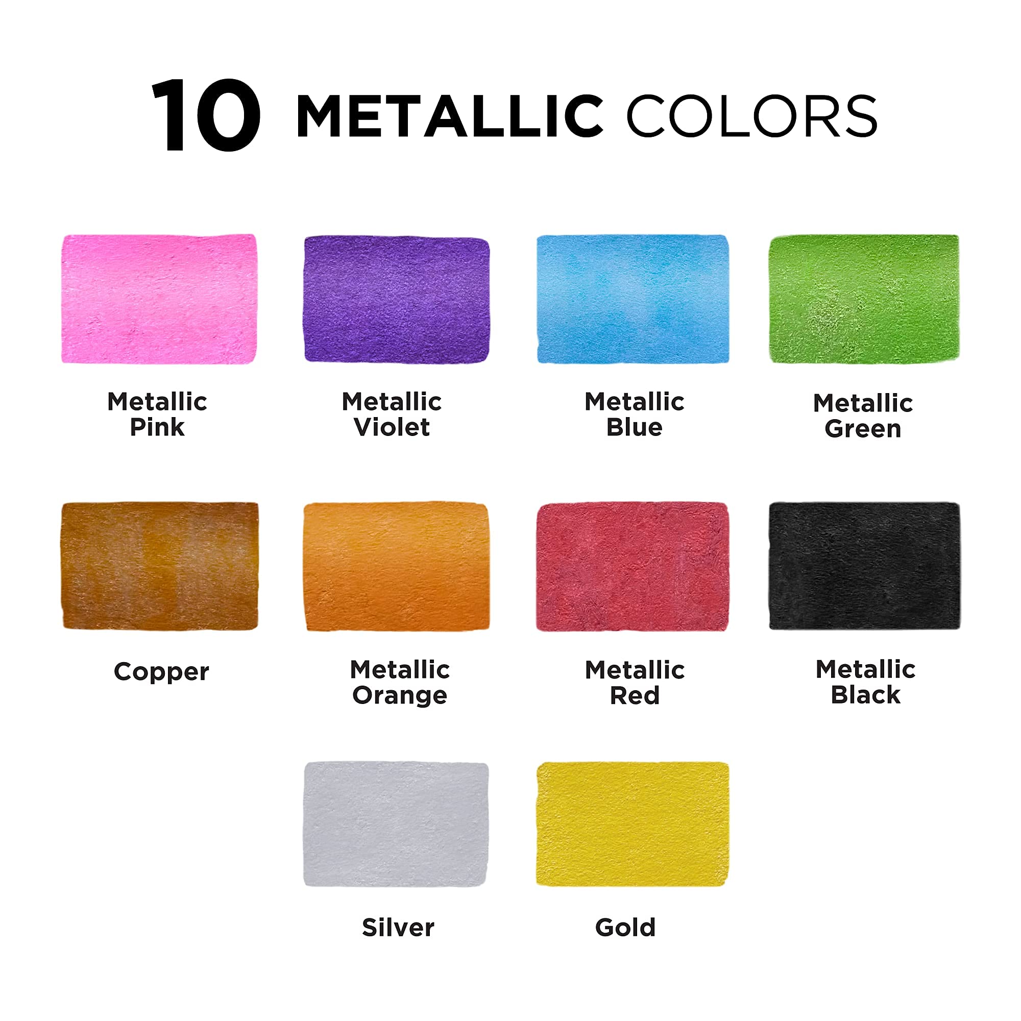 40 Fine Tip Neon, Pastel & Metallic Chalk Markers Set - Vibrant Colors for Art Projects, DIY Crafts, School Supplies & Bullet Journaling