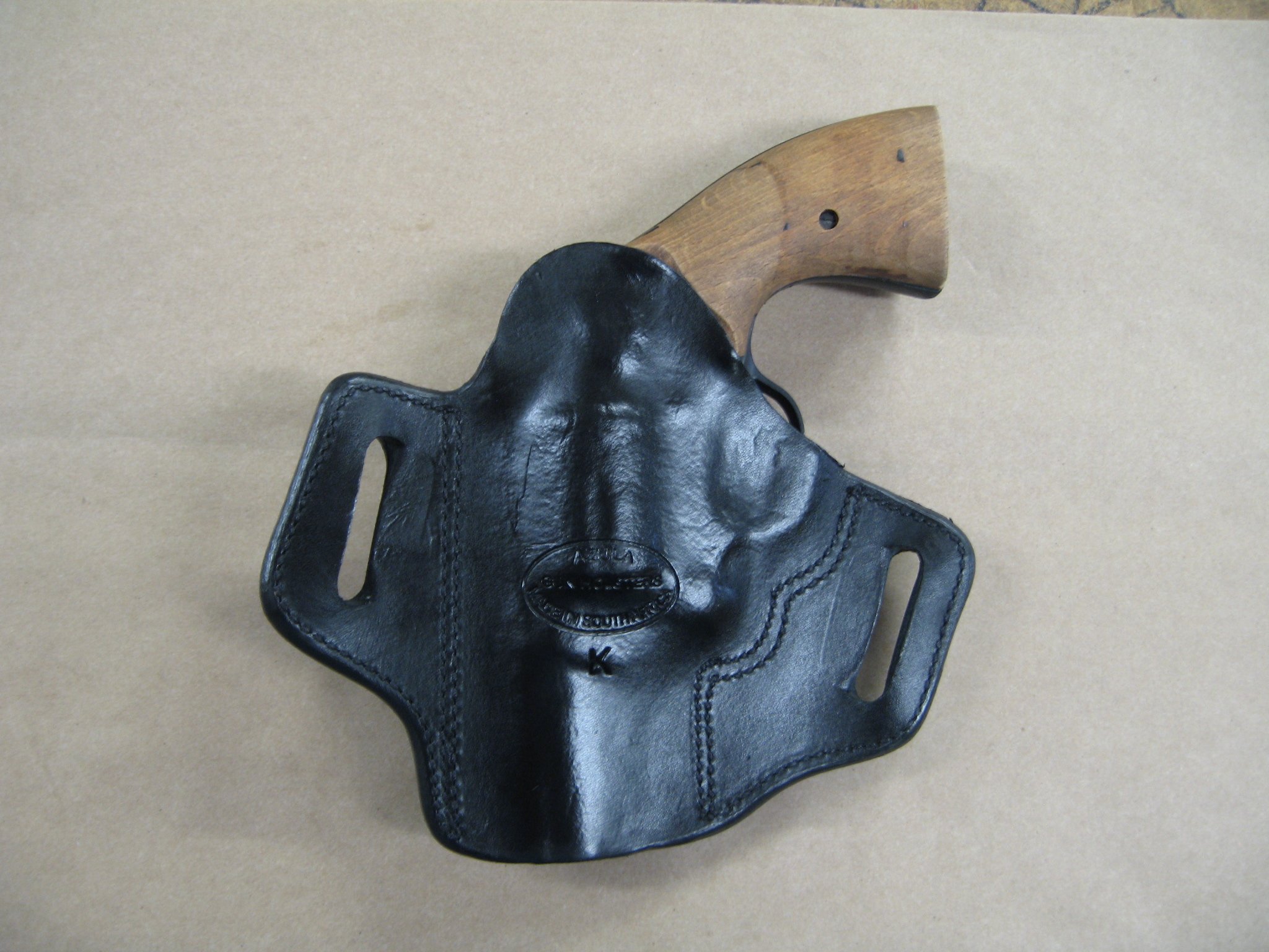 Premium Leather Gun Holster for Smith & Wesson S&W N Frame 4