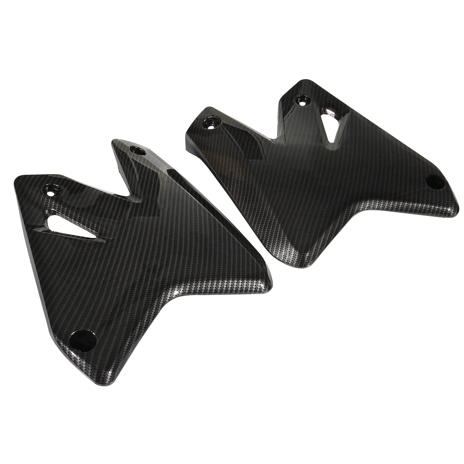 JFG Racing DRZ400 Plastic Kit - Imitation Carbon Fiber Dirt Bike Fender & Fairing Body Replacement Kit for DRZ400SM/DRZ400S/DRZ400E Supermoto (Black) | Off-Road Motorcycle Protection & Style Upgrade for Trail Riding & Motocross