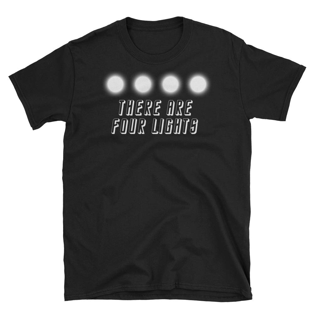 Star Trek TNG There Are Four Lights T-Shirt - Geeky Sci-Fi TV Show Fan Merch - Perfect for Cosplay, Conventions & Trekkie Gifts