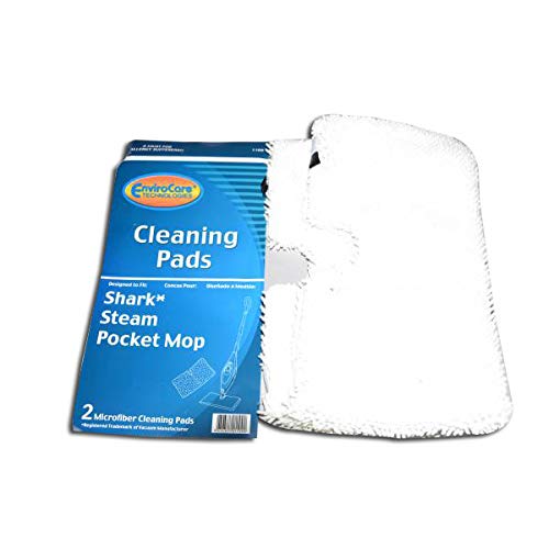 Shark XT3601 Steam Pocket Mop Vacuum Cleaner Replacement Pads (2-Pack) - Compatible with Shark XT3601 - Premium Absorbent Microfiber Pads for Deep Cleaning Floors - Perfect for Hardwood, Tile & Laminate Floors
