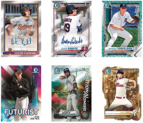 2021 Bowman MLB Baseball Hobby Box - 24 Packs per Box | Collectible Trading Cards for Baseball Fans & Sports Memorabilia Enthusiasts | Perfect for Trading, Collecting, and Displaying