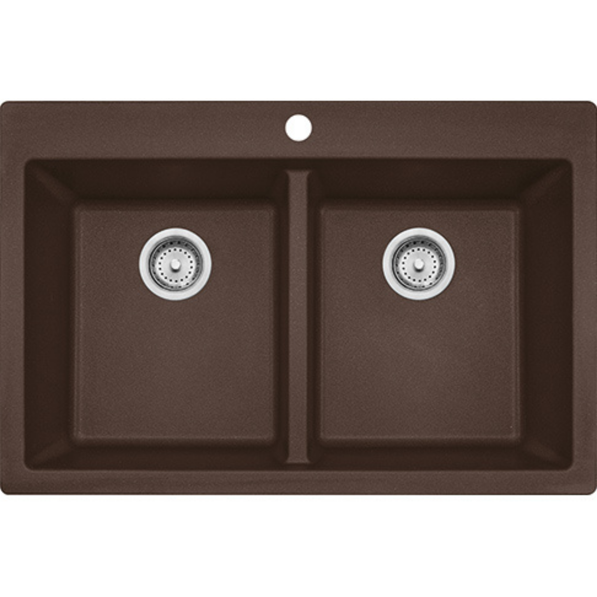 Franke Primo DIG62D91 MOC Granite Mocha 60/40 Double Bowl Kitchen Sink - Durable & Stylish for Modern Kitchens, Perfect for Food Prep and Dishwashing