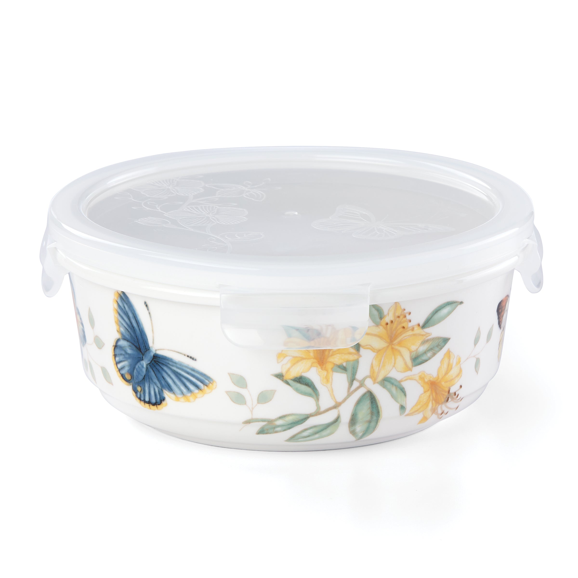 Butterfly Meadow Large Round Storage Container - Perfect for Home Organization, Kitchen Pantry, and Bathroom Storage