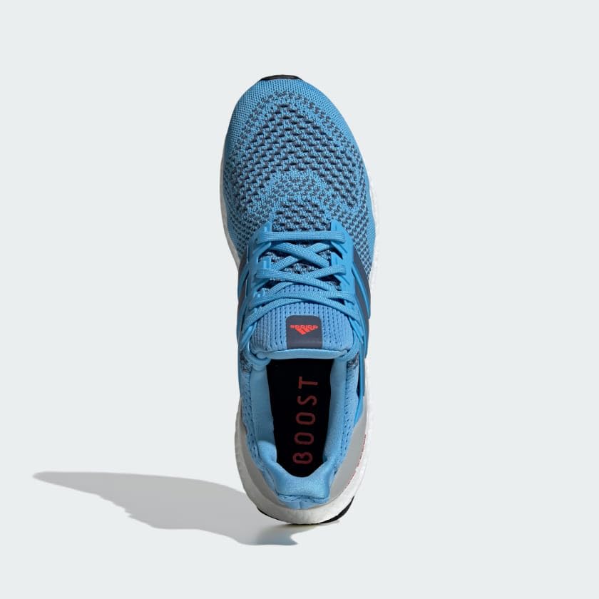 adidas Ultraboost 1.0 DNA Men's Running Shoes - Semi Blue Burst/Preloved Ink/Solar Red - Size 12 | Lightweight Comfort for Jogging, Gym Workouts & Daily Wear