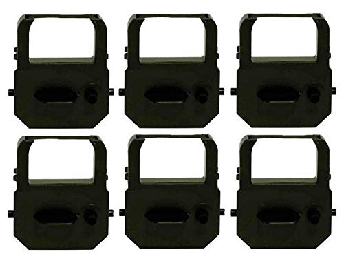 Compatible Replacement Printer Ribbons for Acroprint 175/ES-700/ES-900/Patriot Purple Time Clock (6-Pack, 390121P) - Perfect for Office Time Tracking & Employee Attendance Management