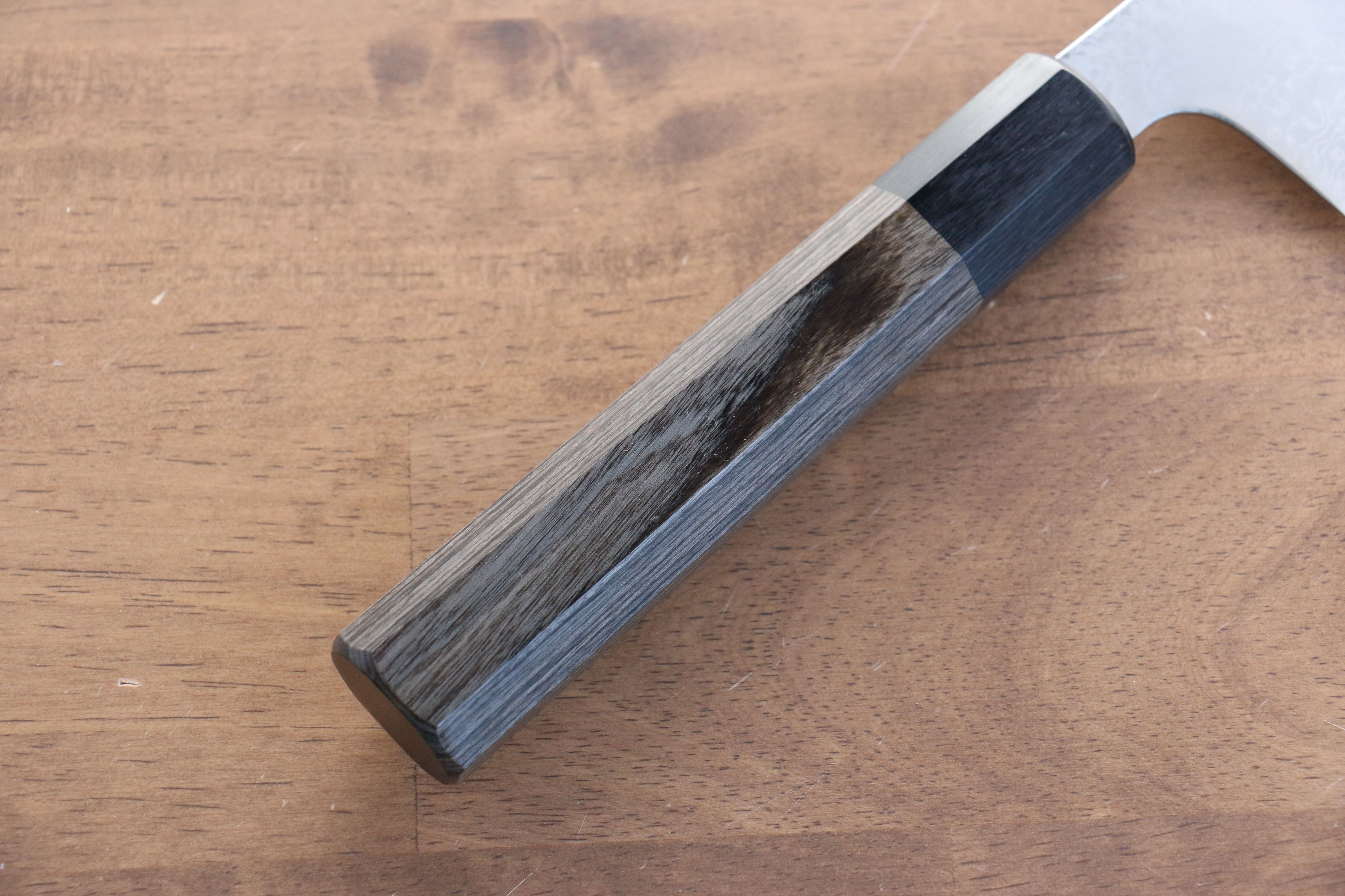 Premium Seisuke VG10 33-Layer Damascus Kiritsuke Gyuto Knife 240mm - Gray Pakka Wood Handle - Japanese Chef Knife for Slicing, Dicing & Precision Cooking