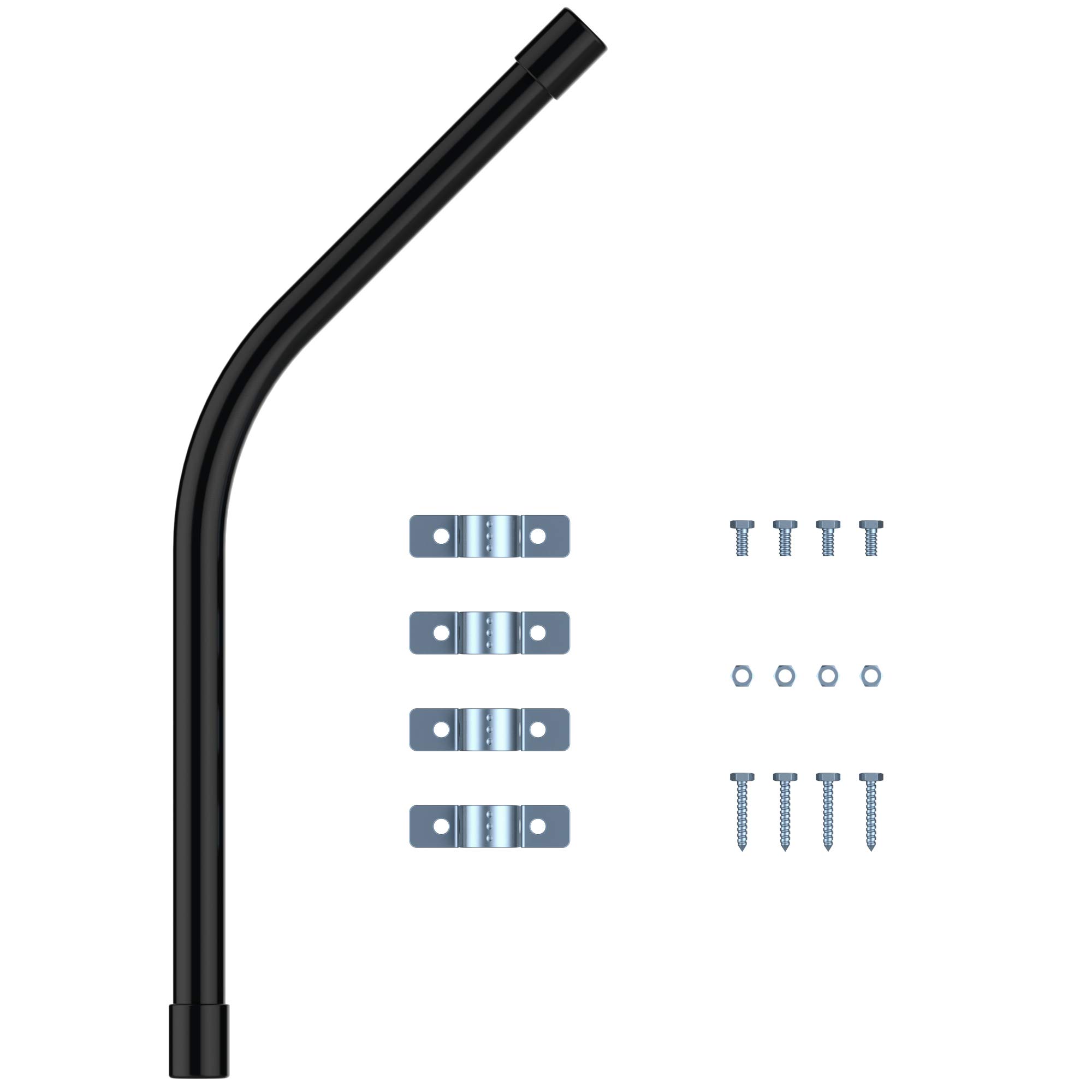 Solar Panel Mounting Brackets - Adjustable Tubular Pole Support for 5W to 40W Solar Panels | Perfect for RV, Boat & Off-Grid Solar Systems