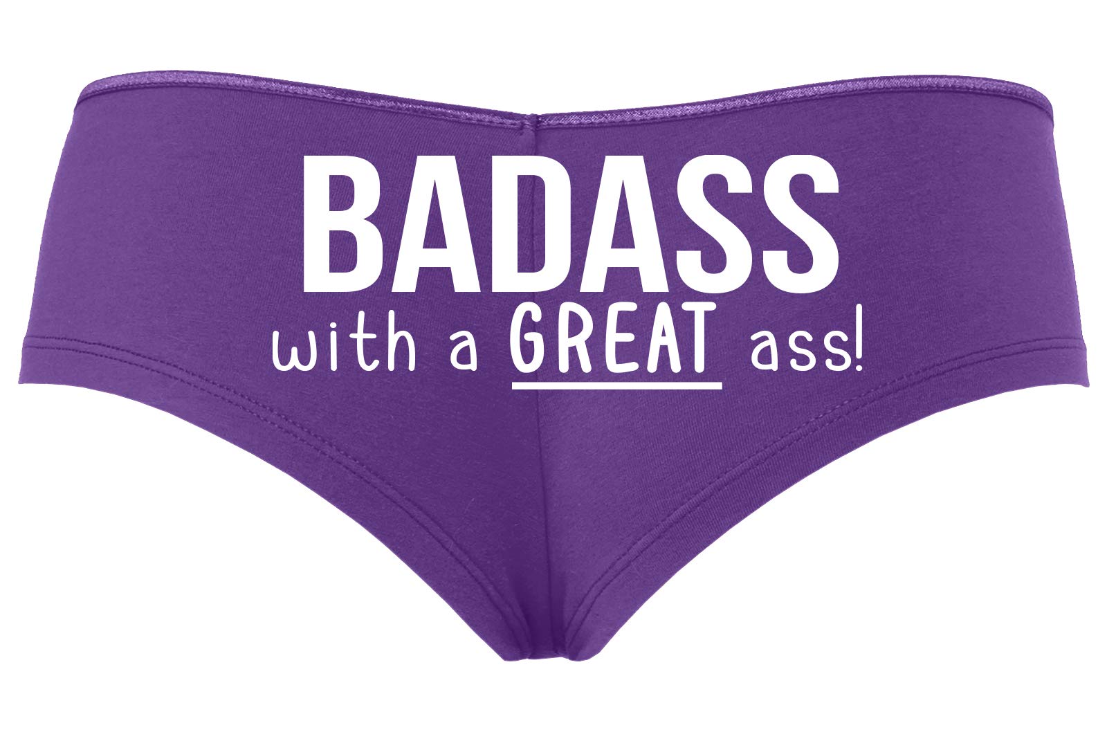 Sexy Badass Boyshort Underwear - Flirty & Rude Design for Women - Perfect for Date Night & Lingerie Sets