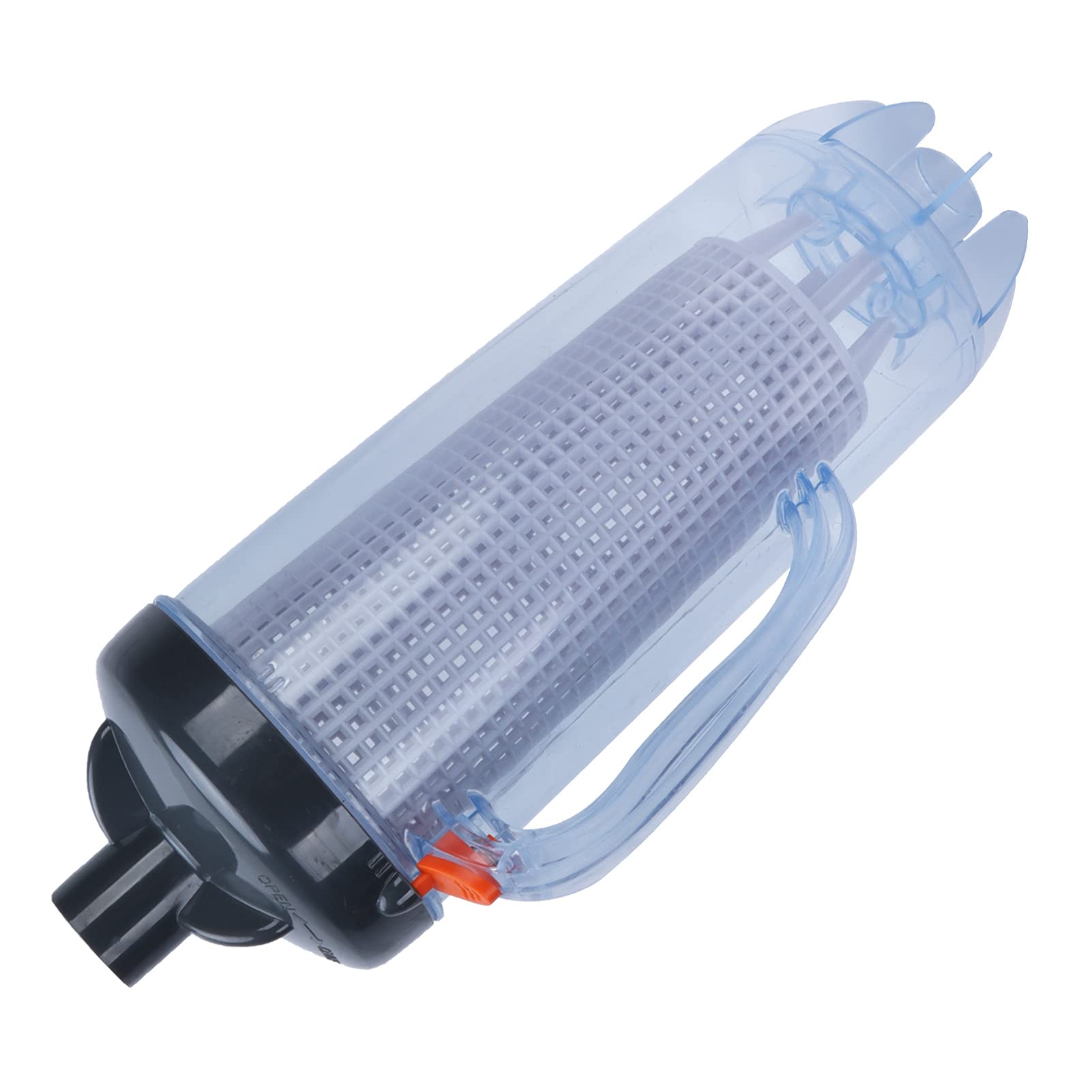Automatic Pool Leaf Cleaner - Transparent Plastic In-Line Vacuum for Swimming Pools | Efficient Pool Cleaning Tool for Leaves & Debris | Perfect for Inground & Above Ground Pools