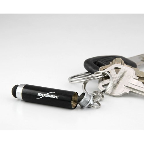 BoxWave Stylus Pen for Kindle Fire (1st Gen 2011) - Bullet Capacitive Stylus with Keyring Loop | Winter White | Perfect for Reading, Note-Taking & Touchscreen Navigation