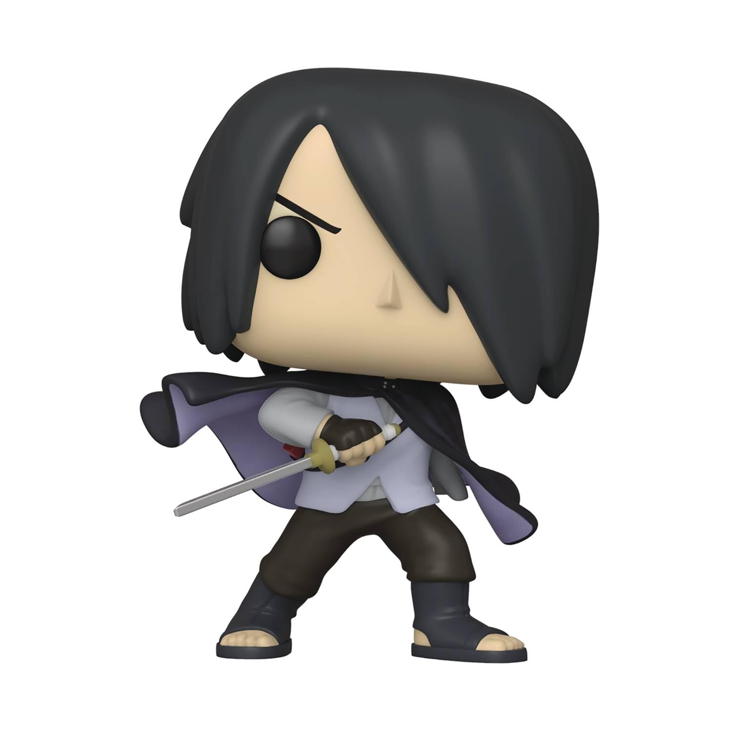 Boruto: Sasuke Uchiha Action Figure with Cape - Anime Collectible for Fans, Display & Cosplay