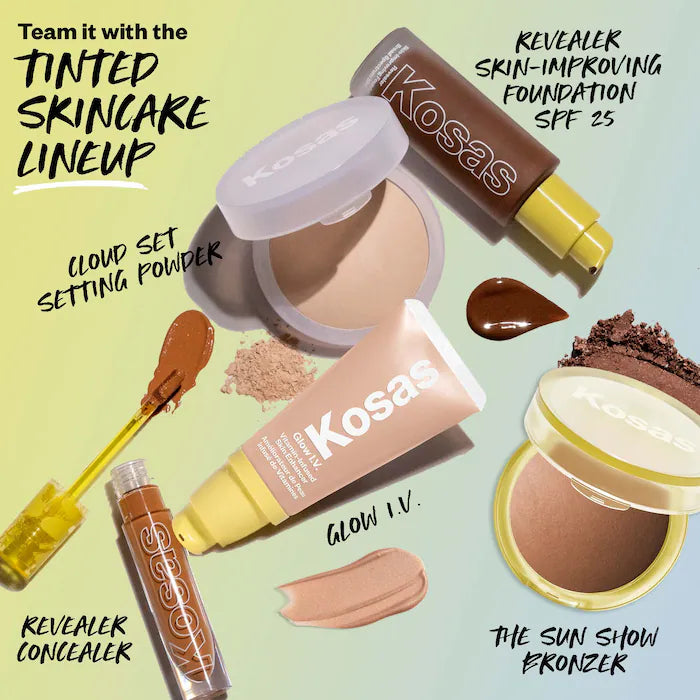 KOSAS Baked Bronzer - Talc-Free, Glowy Warmth for a Sun-Kissed Look | Perfect for Everyday Wear & Natural Makeup Looks