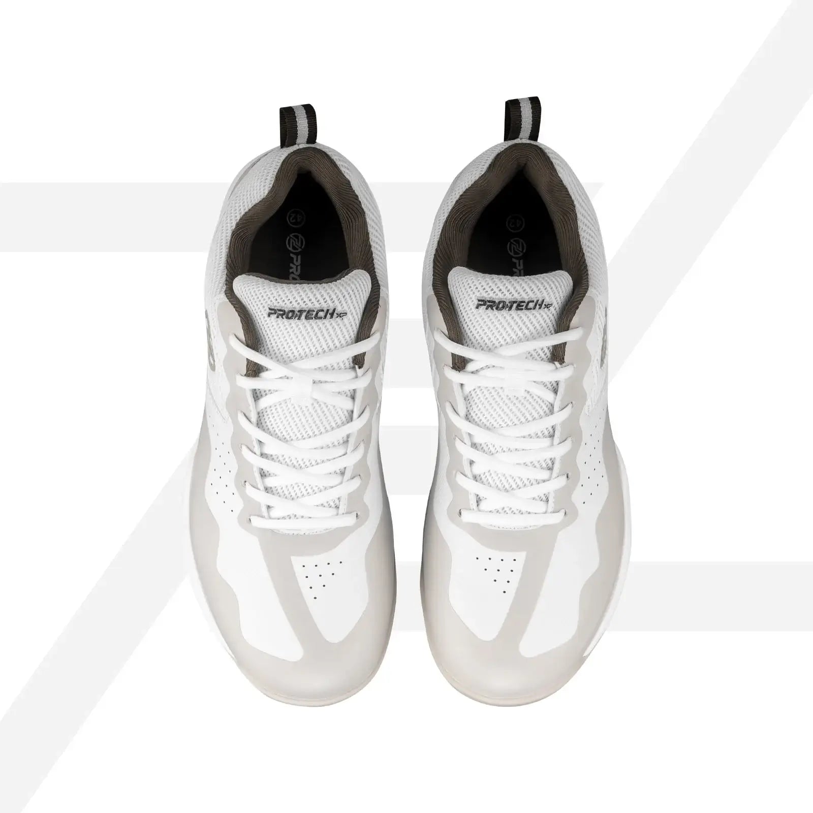 PROTECH PREDATOR 2.0 Badminton Shoes for Men & Women - Lightweight Breathable Court Shoes with Non-Slip Sole - Perfect for Indoor/Outdoor Badminton, Tennis & Squash Games