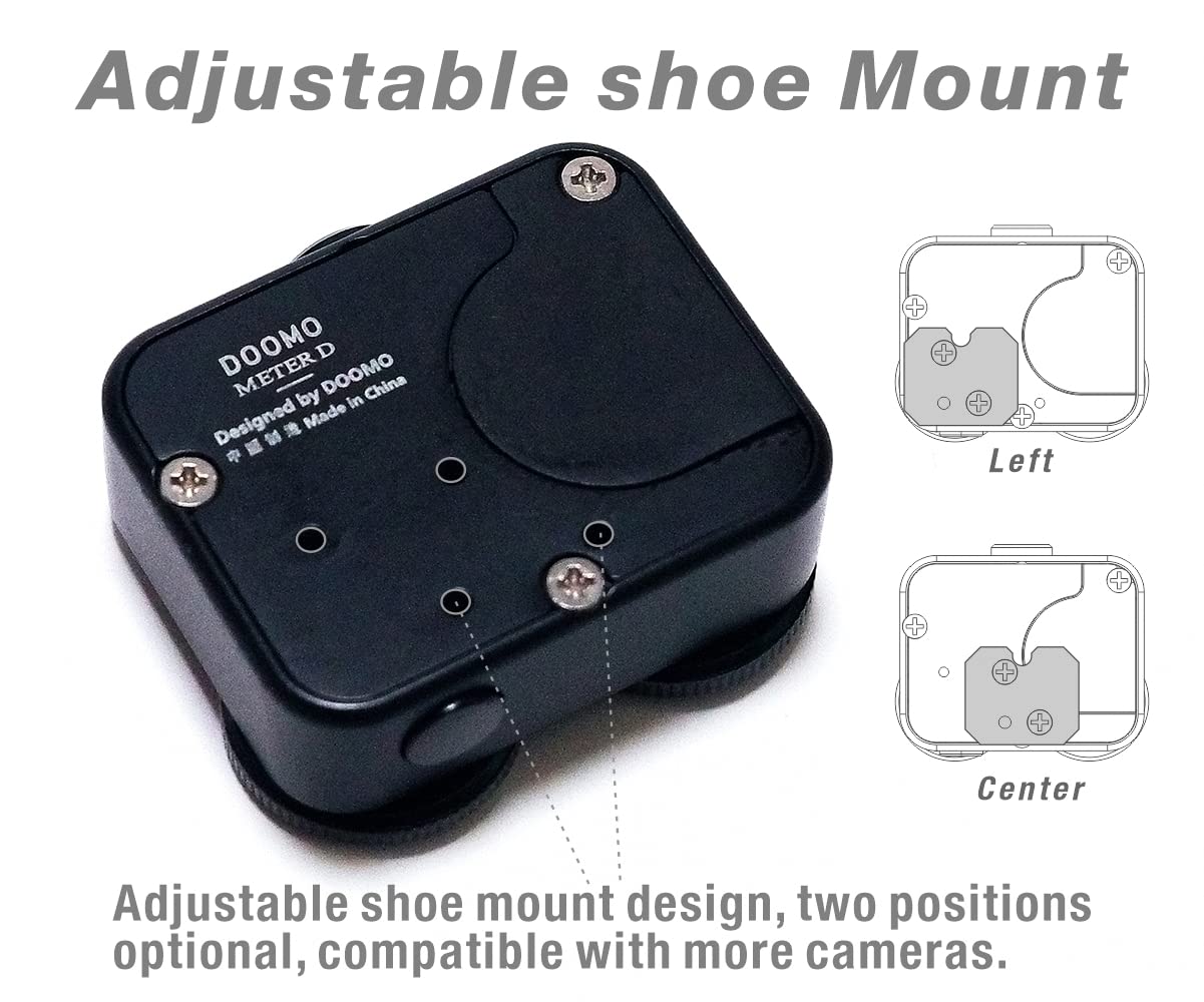 **Professional Light Meter for Vintage Cameras – Shoe Mounted, Chrome & Black-Paint Finish – Perfect for Film Photography & Low-Light Shooting**