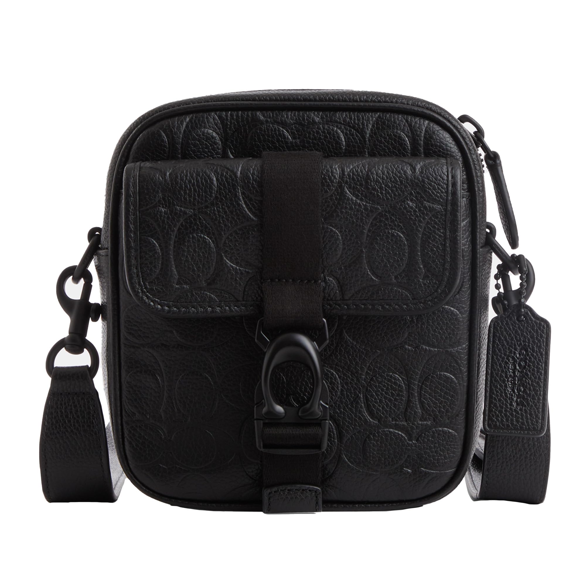 Coach Beck Crossbody Bag in Blackout Signature Leather - Stylish & Durable Handbag for Women, Perfect for Work, Travel & Everyday Use
