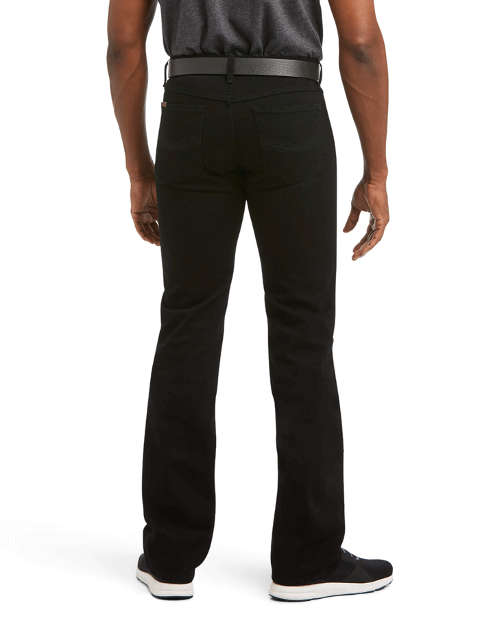 Ariat Men's M7 Slim Legacy Straight Fit Jean - Black | Durable Work & Casual Denim Pants for Everyday Wear