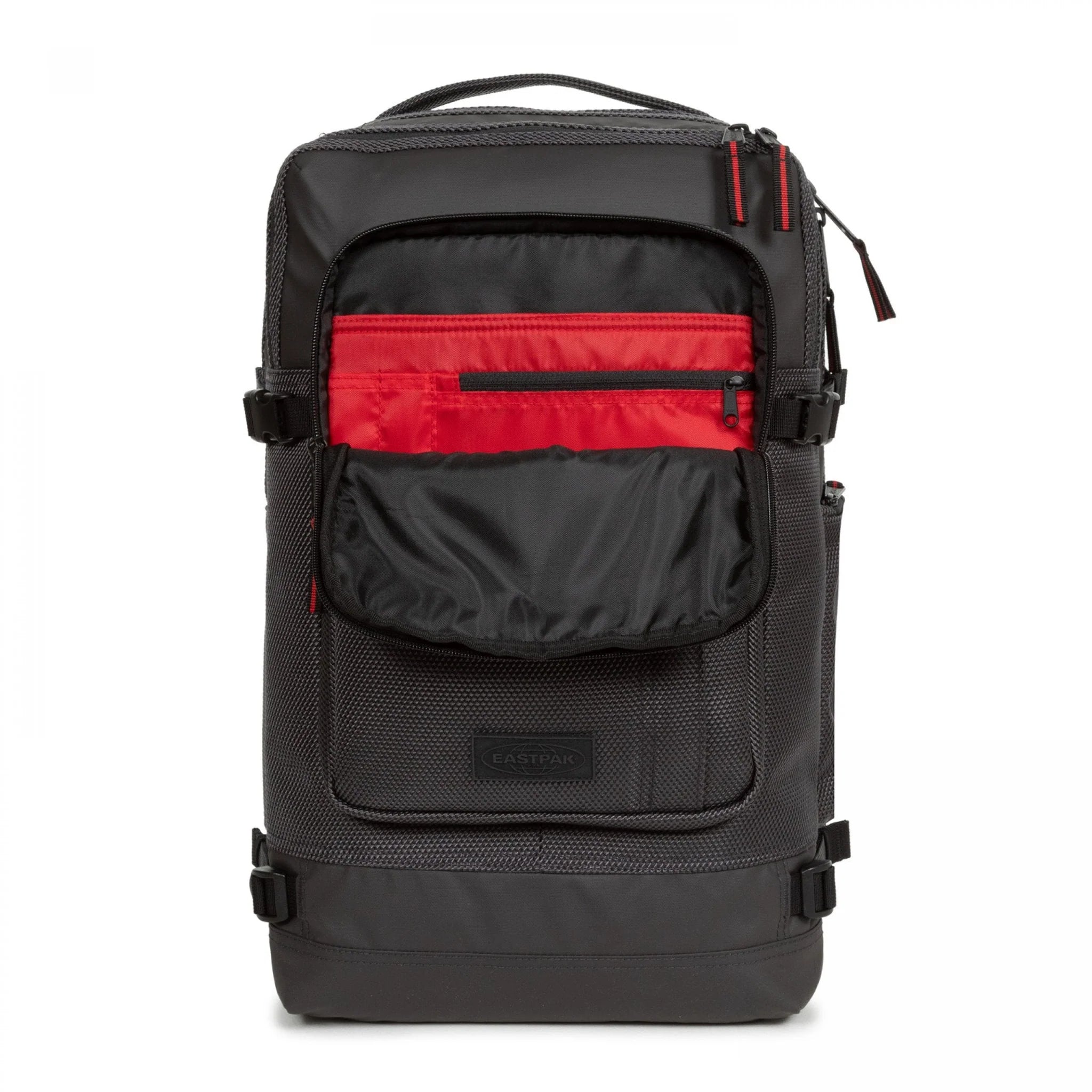 Eastpak Tecum L CNNCT Backpack - Lightweight Durable School & Travel Backpack for Men & Women, Water-Resistant Grey College Backpack - Perfect for Commuting, Work & Outdoor Adventures