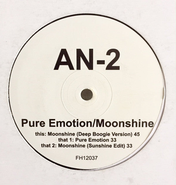 AN 2 – Pure Emotion / Moonshine Faith & Hope Records Limited Edition Vinyl FH12037 – Collectible Music Record for Audiophiles & Vintage Music Lovers – Perfect for Home Listening, Gifts & Music Collections