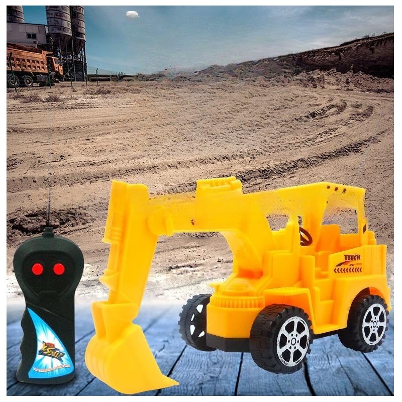 Kart In Box - Remote Control Tractor Toy for Kids with Forward & Reverse - Construction Vehicle Set with Excavator & Bulldozer - STEM Learning Toys for Boys & Girls - Perfect for Indoor Play, Outdoor Adventures & Birthday Gifts